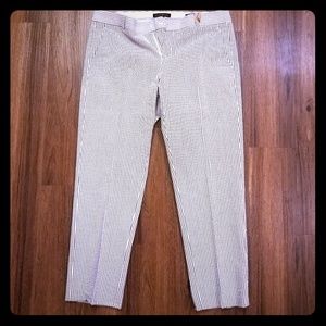 Banana Republic pinstripe pocket slacks
